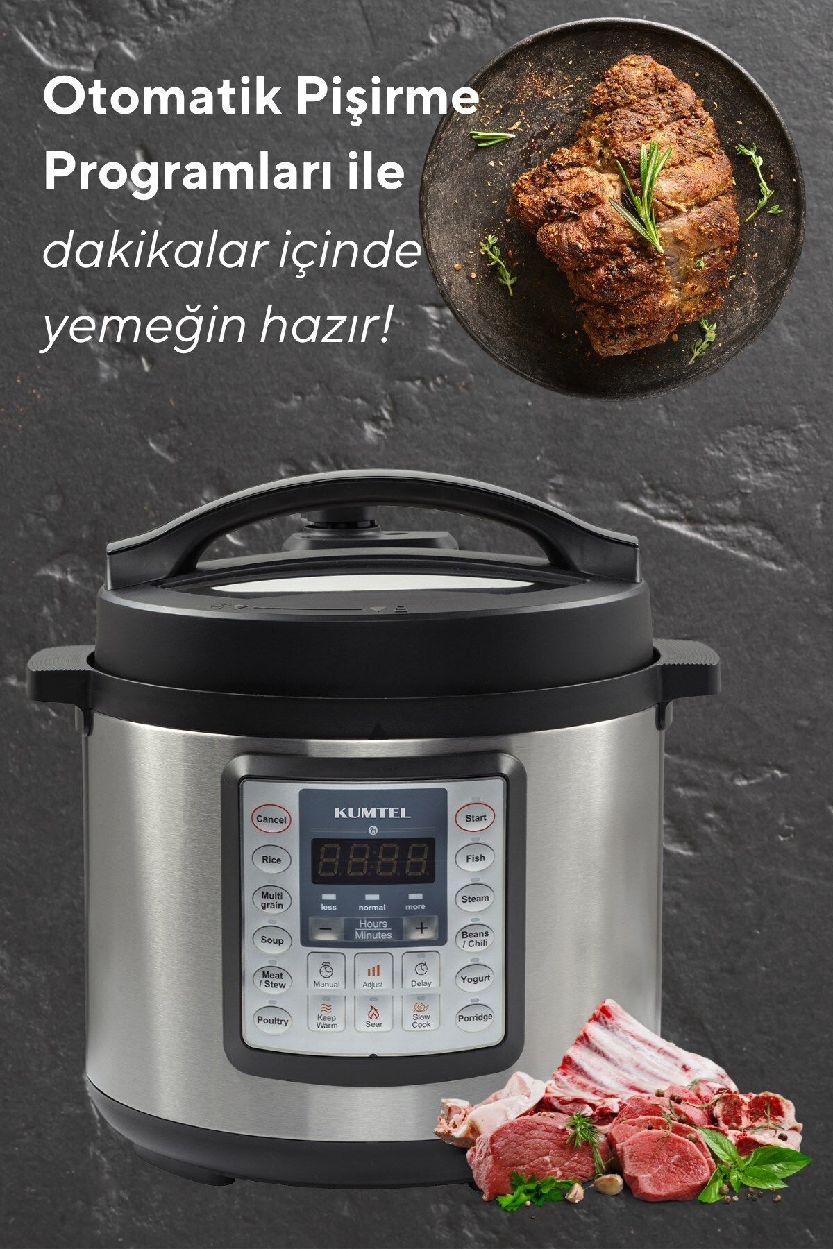 Emr--kumtel HPC-001 Electric Pressure Cooker HPC-01 Turkish 2