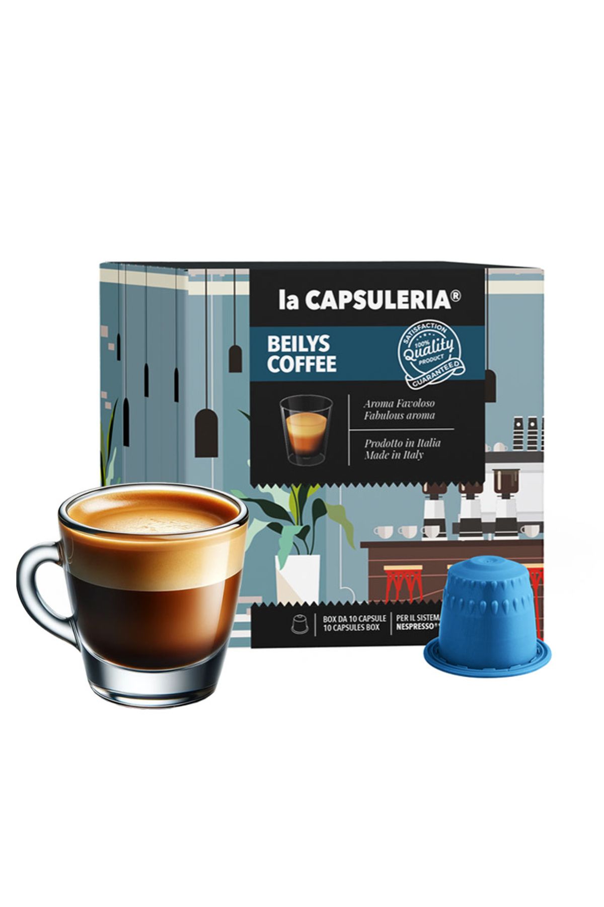 La Capsuleria Cafea Baileys, 10 Capsule Compatibile Cu Nespresso, - One Size