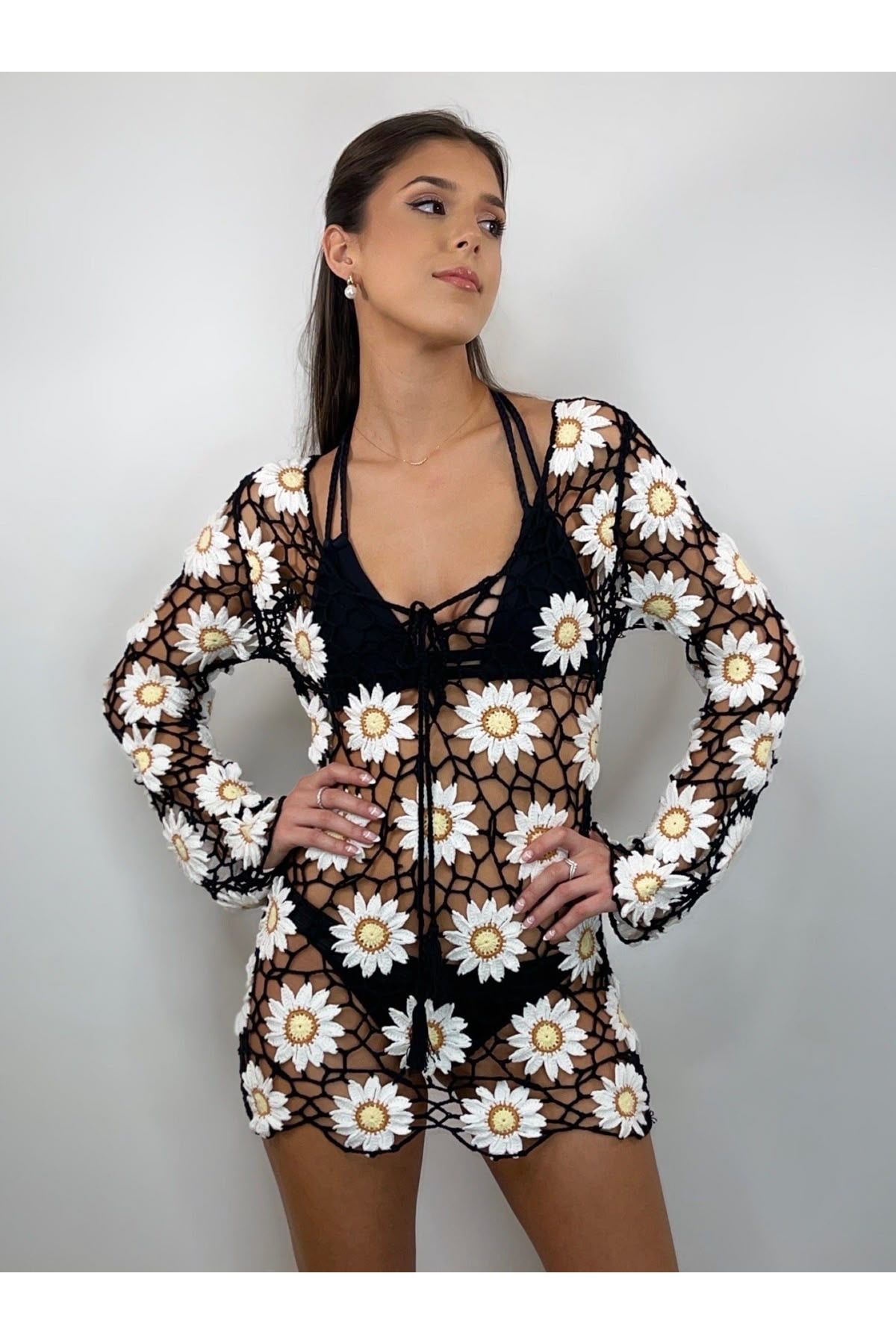 Butik ZA Handmade plaj elbisesi