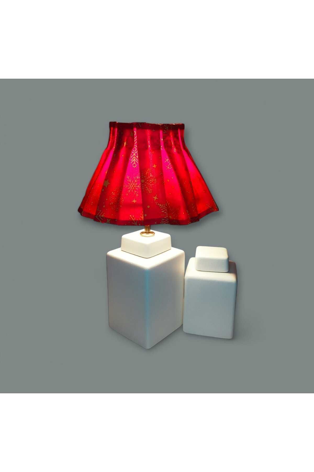teknotrust Portofino Noel Red Abajur Set