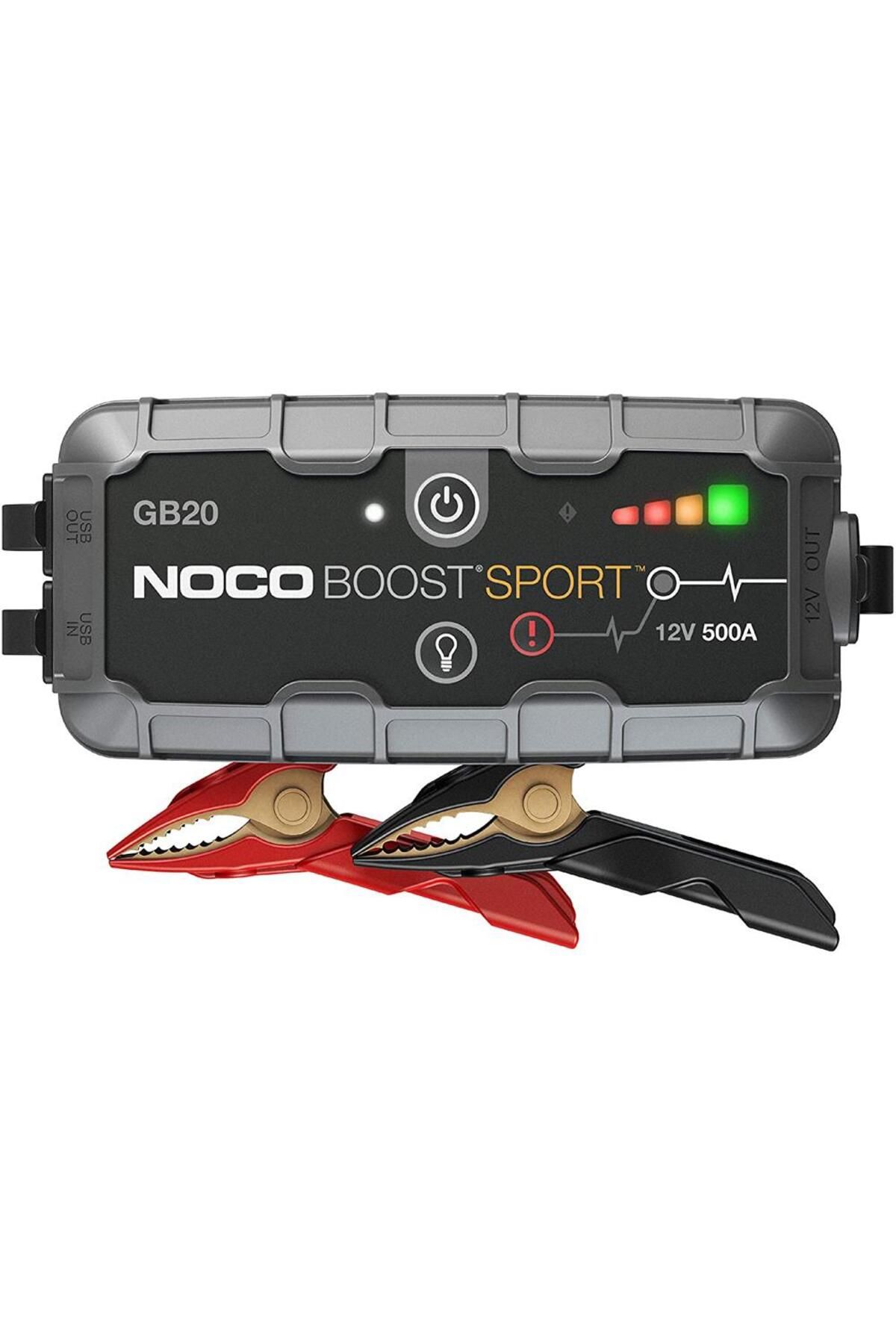 NOCO Genius GB20 12V 500Amp Ultrasafe Lityum Akü Takviye + Powerbank + Led Lamba