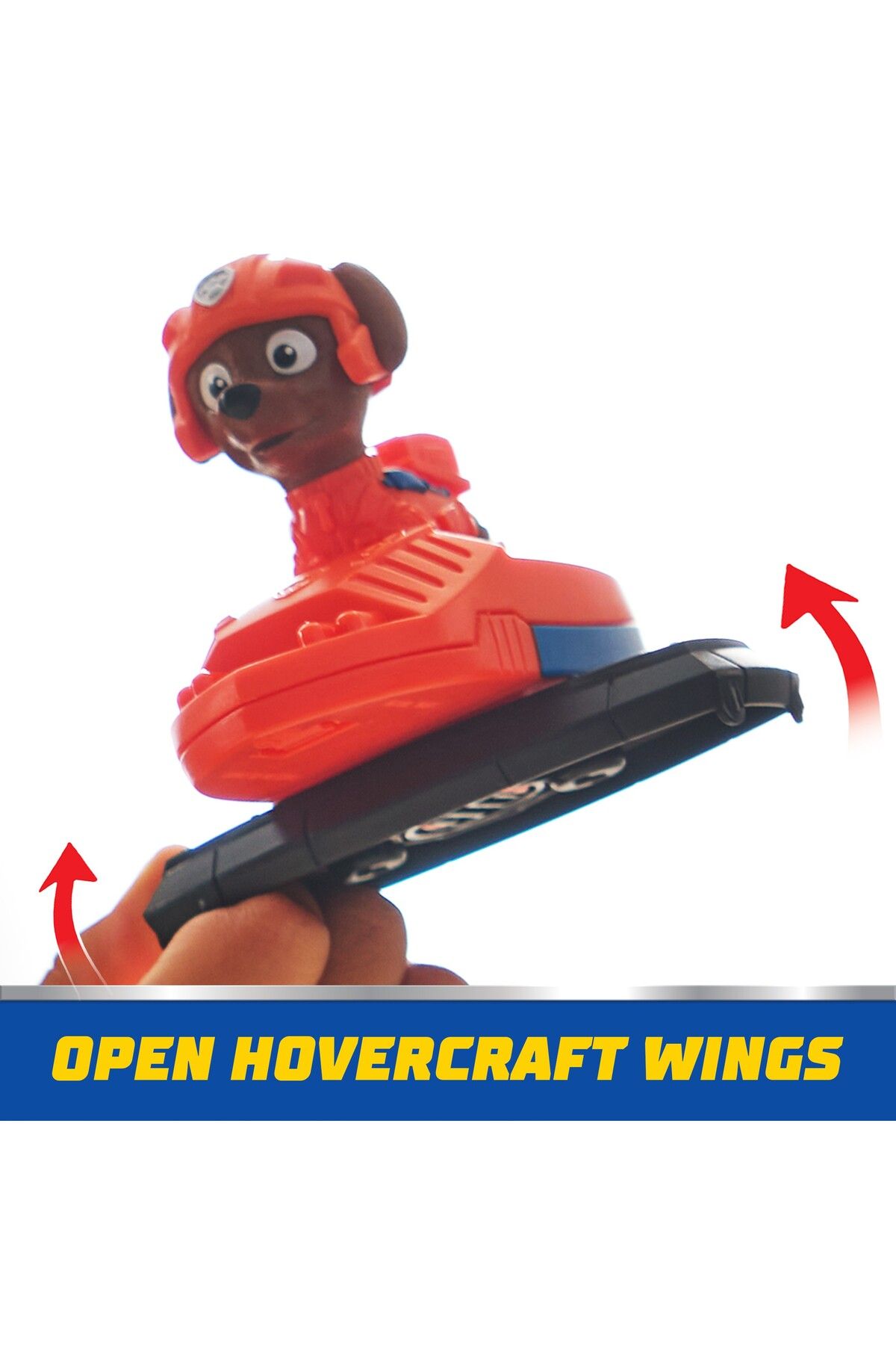 TOYFEST-Paw Patrol: Action Pups Zuma Action Figure and Hoverboard Aircraft Toy with Foldable Wings -5 cm 2