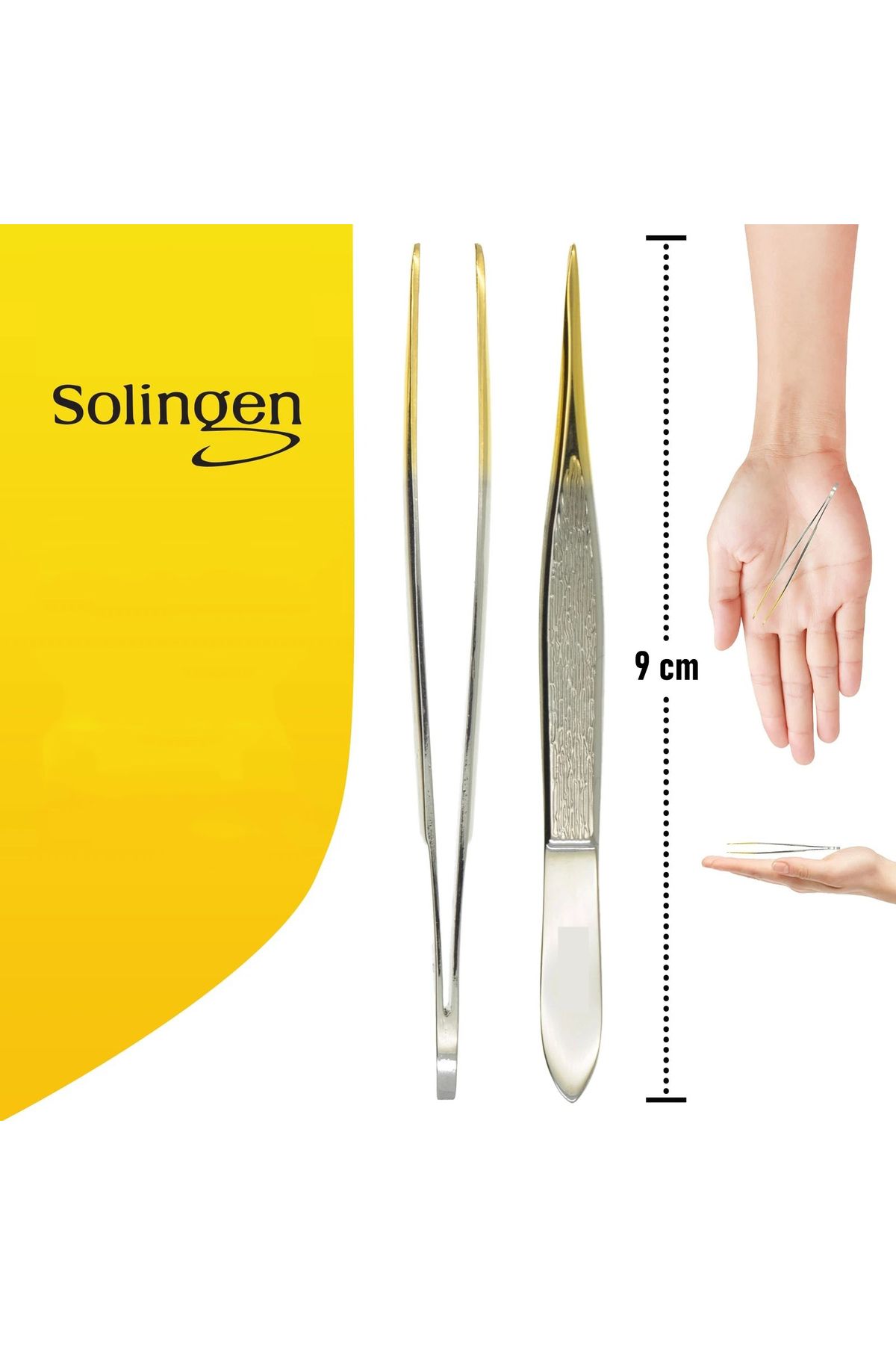 Transformacion-Fine Tip Ingrown Tweezers - Stylish and Precise Eyebrow Shaping Solingen Professional 721619 2
