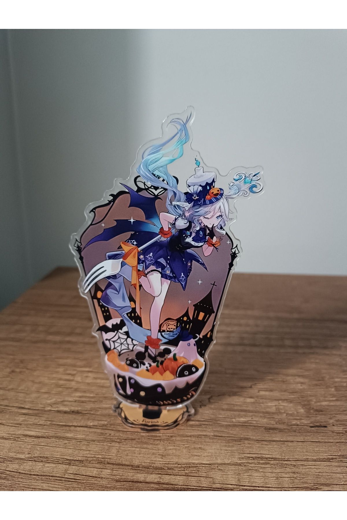 mertfigur Genshin Furina Focalors Akrilik Figür (15 Cm)