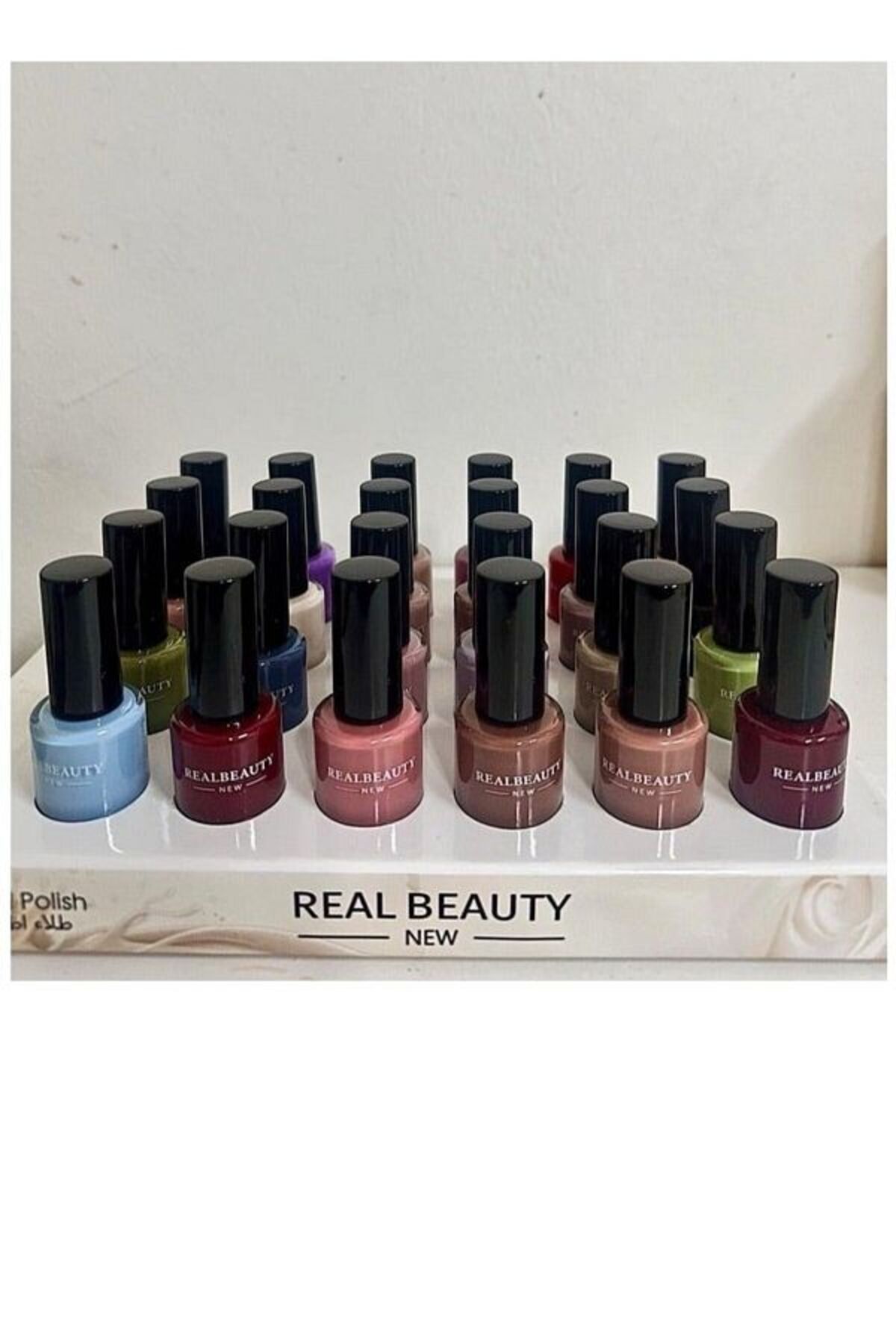 real beauty-24-piece nail polish set, multi-color, quick-drying, distinctive colors 1