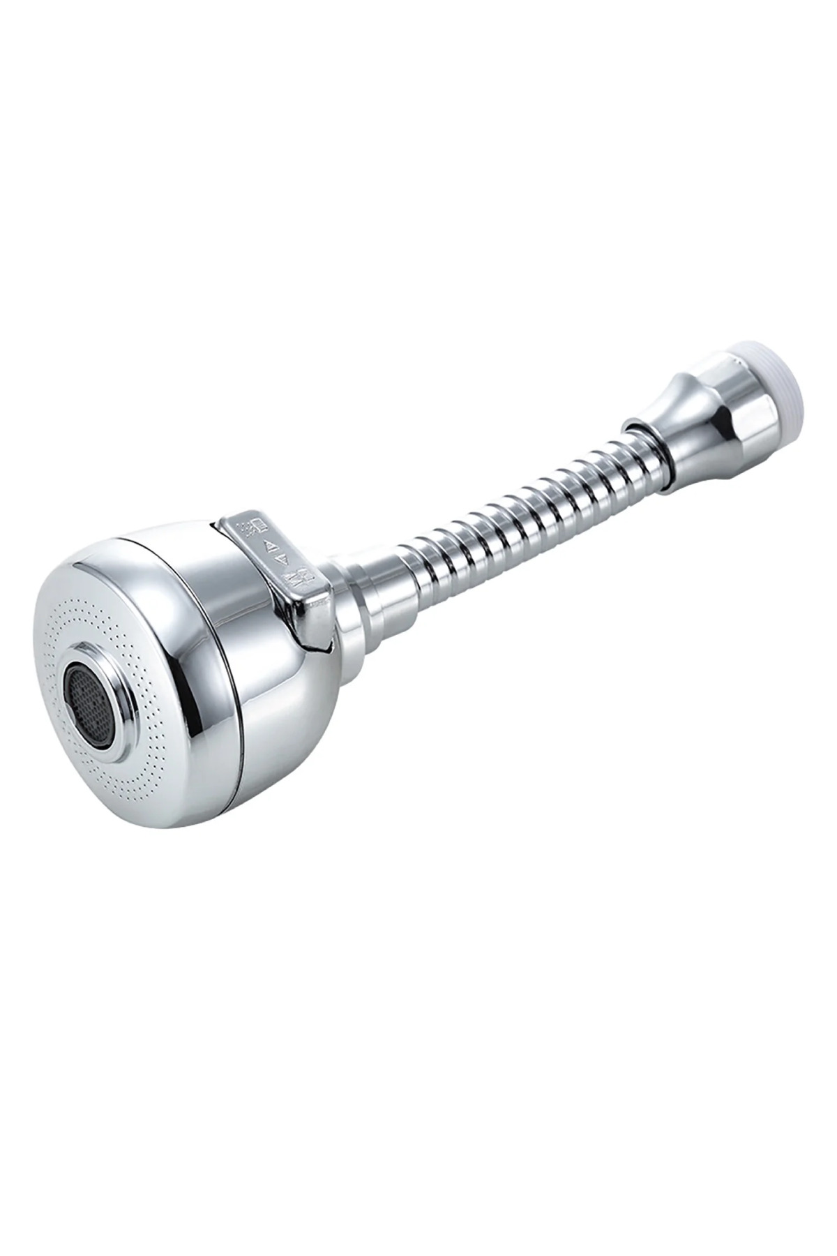Flexible Adjustable Faucet Head with Flex Plastic Hose 2-Stage