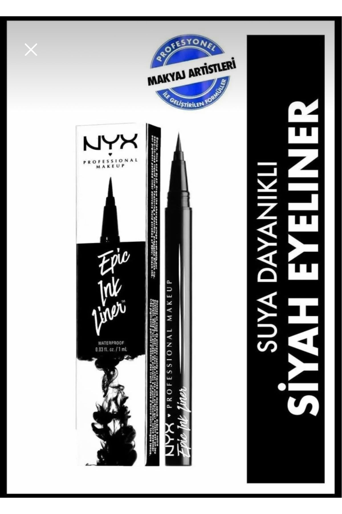 NYX PROFESSİONAL Makeup Epic Ink Liner- Siyah Eyeliner