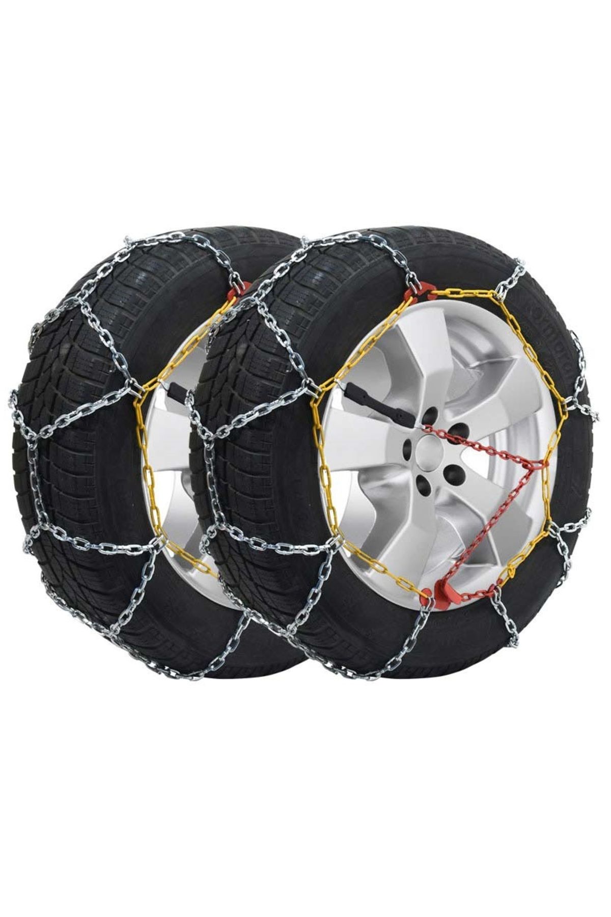 A ŞAMİOĞLU Set De 2 Lanturi De Zapada Pentru Masini Cu Zale De 12 Mm, Kn-70 - One Size