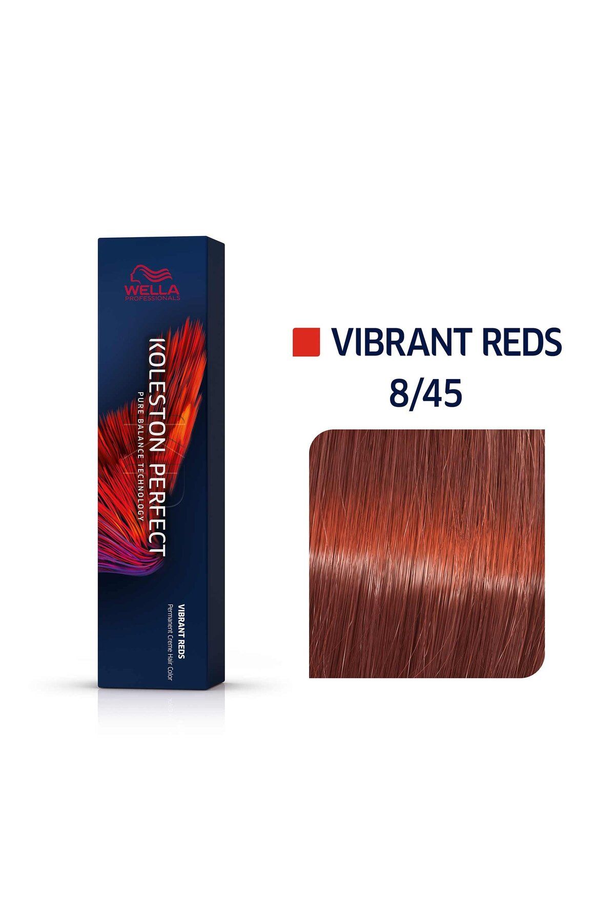 Wella Professionals-Vopsea permanenta Wella Professionals Koleston Perfect Me+ 8/45 - blond deschis cupru rosu , 60ml 1