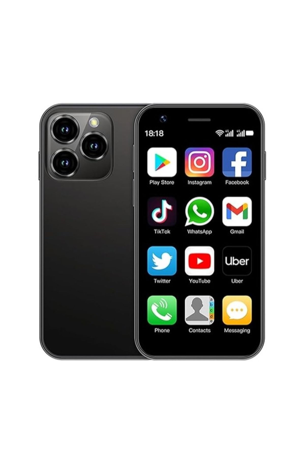 SOYES-XS15 Mini Smartphone 3G Dual SIM Wi-Fi 3" HD Display 2GB RAM (Black) 1