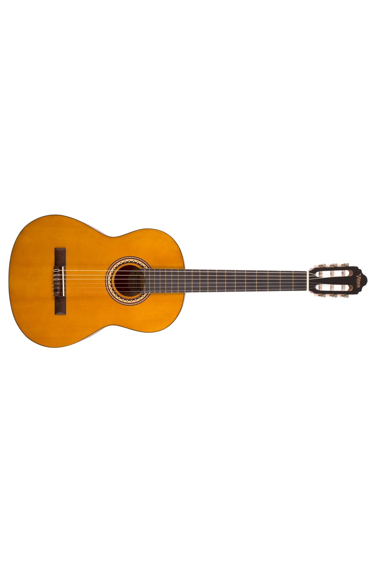 VALENCIA Klasik Gitar, Scale 4/4, Naturel Mat, Kapak Sıtka