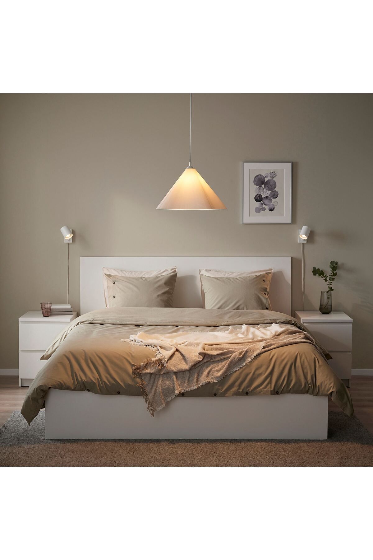 teknotrust sarkıt lamba, beyaz, 46 cm