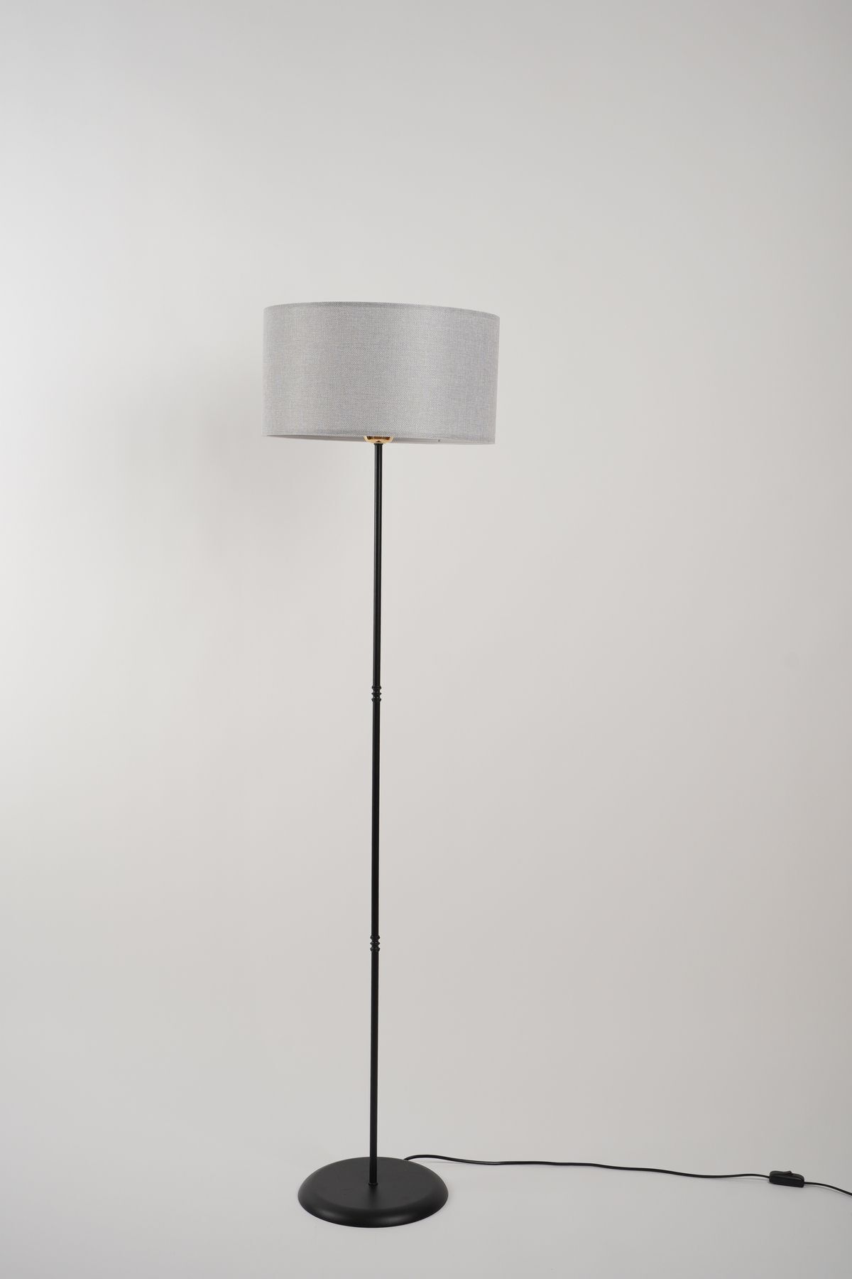 teknotrust Venus Metal Lambader Siyah-Gri (38x38x145 cm)