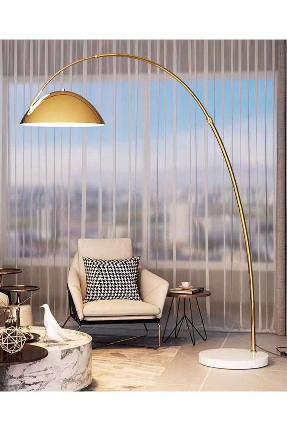 teknotrust 8022 Deve boynu lambader gold