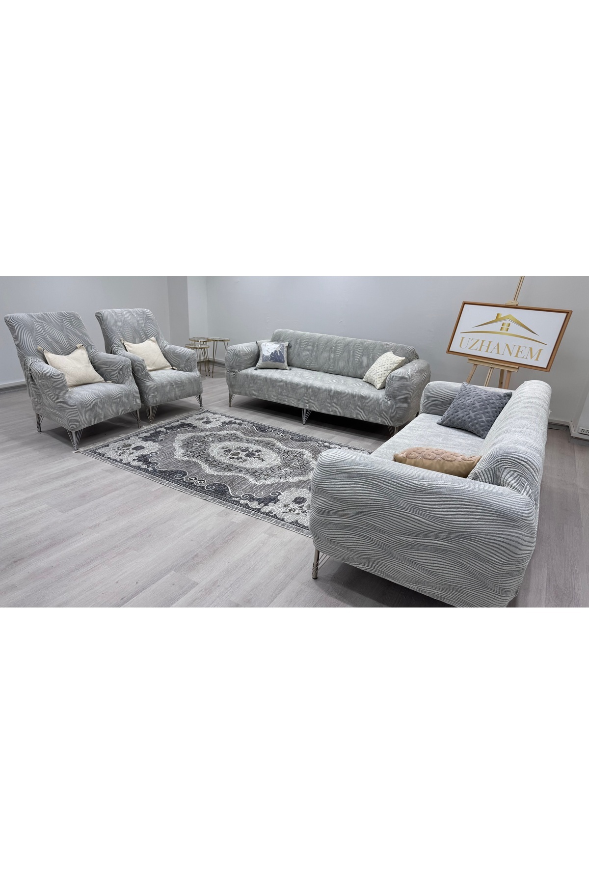 uzhanem-Seat Cover 3.3.1.1 Seat Cover Suit with Elastic, Anti-Slip Sofa Sofa Bed Cover 6