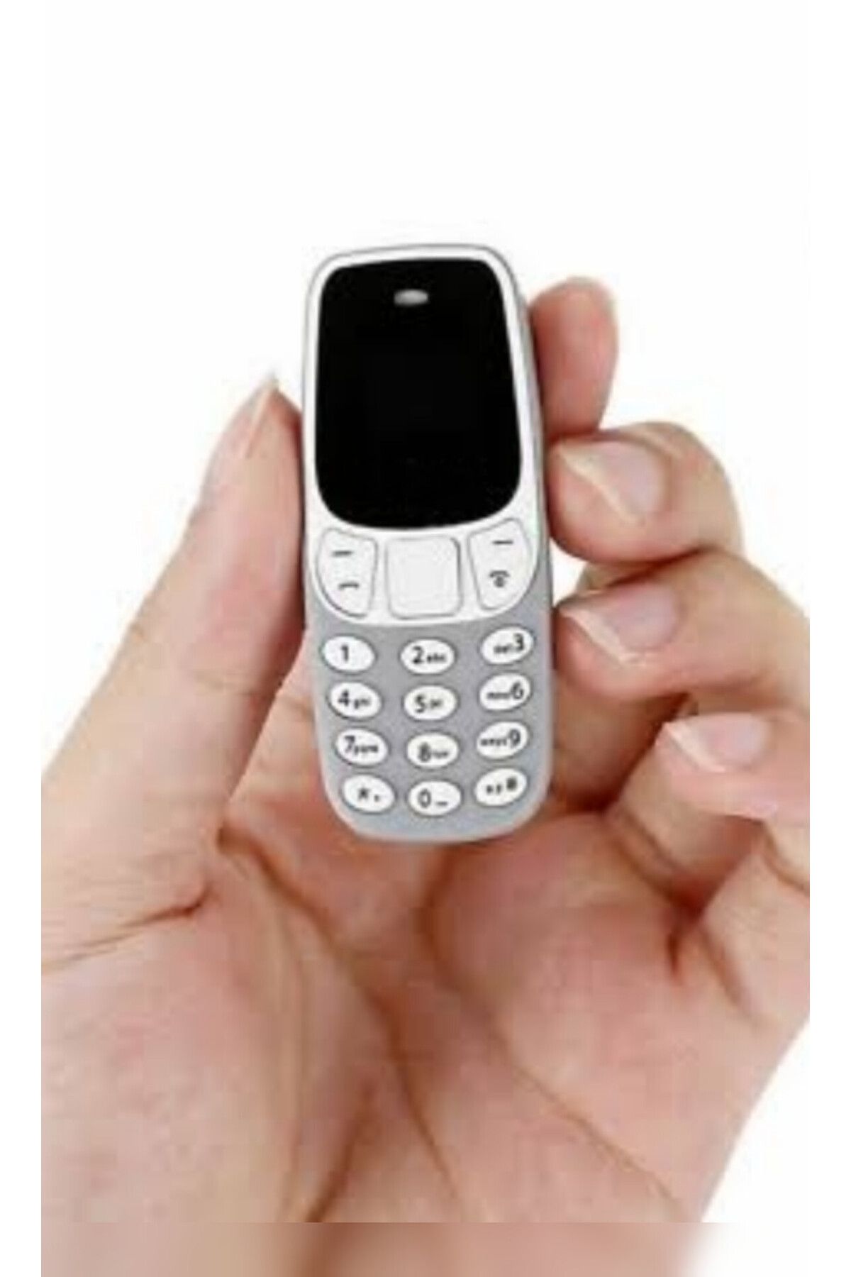 shop Mini Tuşlu Parmak Telefonu (Çift Sim Kartlı, Ses Değiştirme Özellikli)