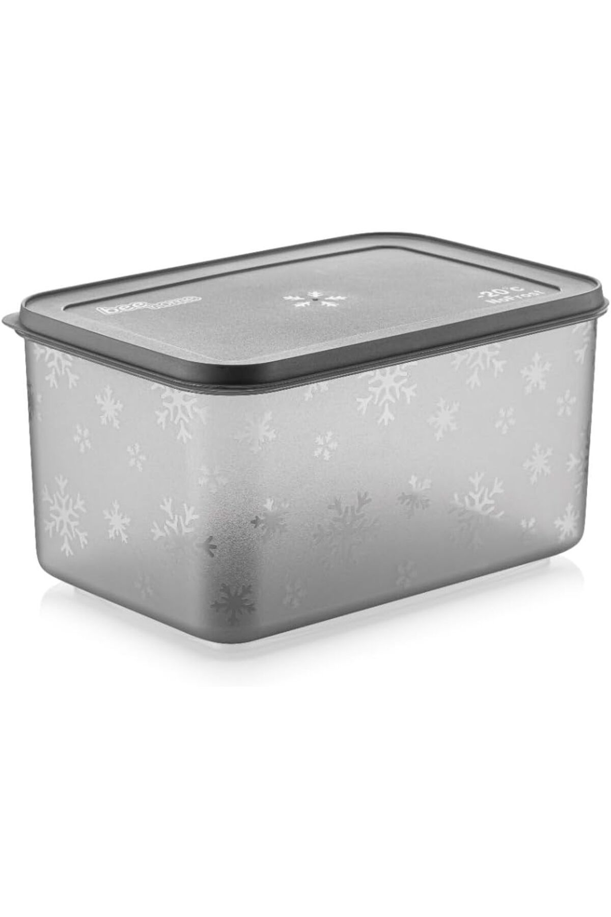 ÇAĞUR çağur No Frost Silikon Yumuşak Kapalı Saklama Kabı Dondurucu ve Buzluk Saklama Kabı 3150 ml, K