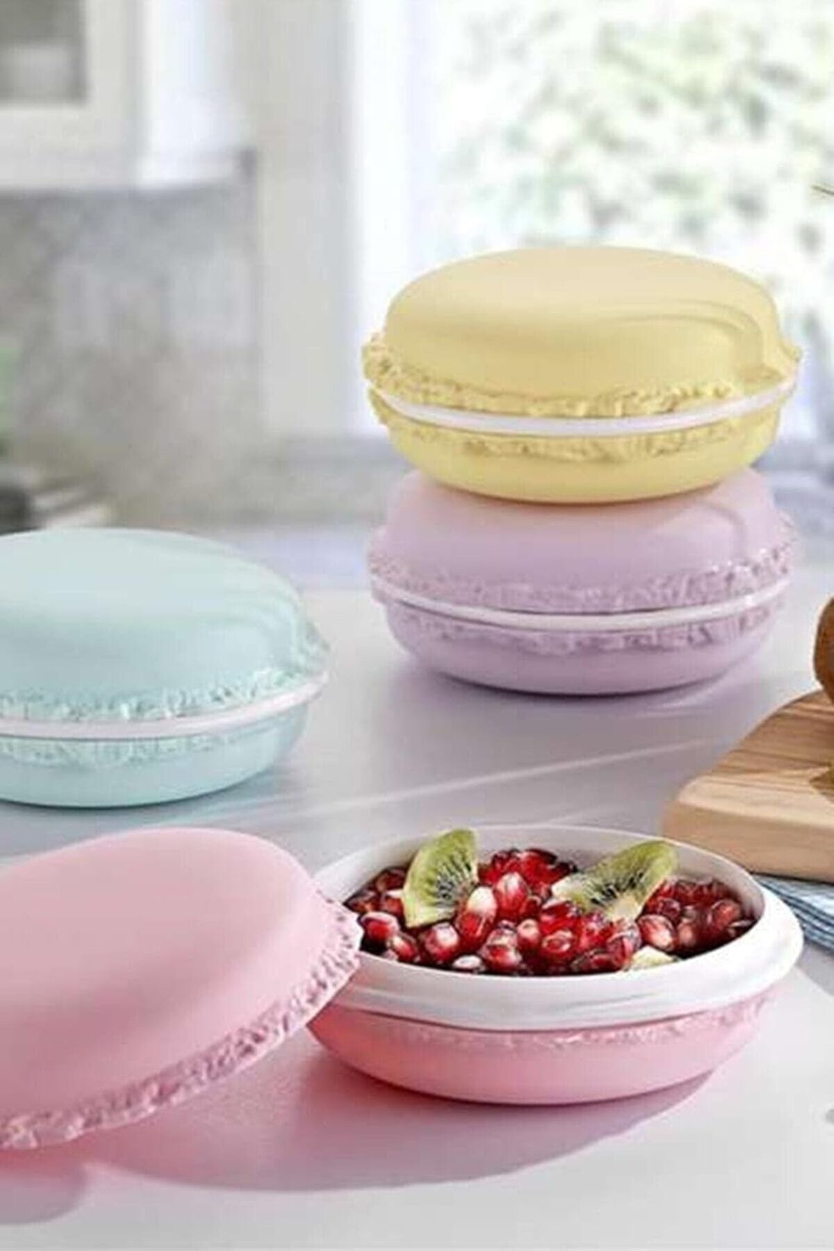 KDROĞLU KDROGLU Makaron Şeklinde Saklama Kabı 400 ml 1 adet New Desing 1109836