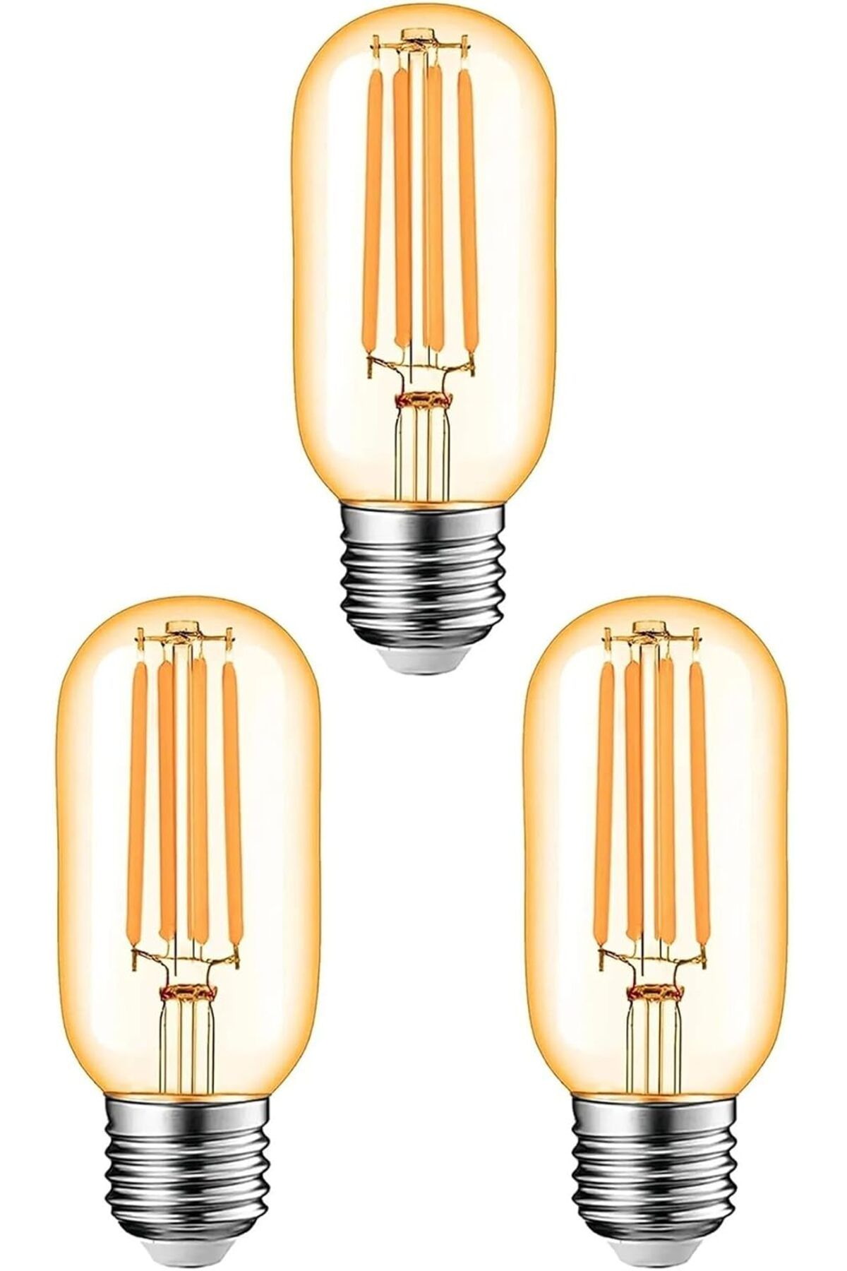 ÇAĞUR çağur Vista Rustik LED Ampul, X Tasarımlı, Dekoratif Aydınlatma, Enerji Tasarruflu (3, T45-4 Wa