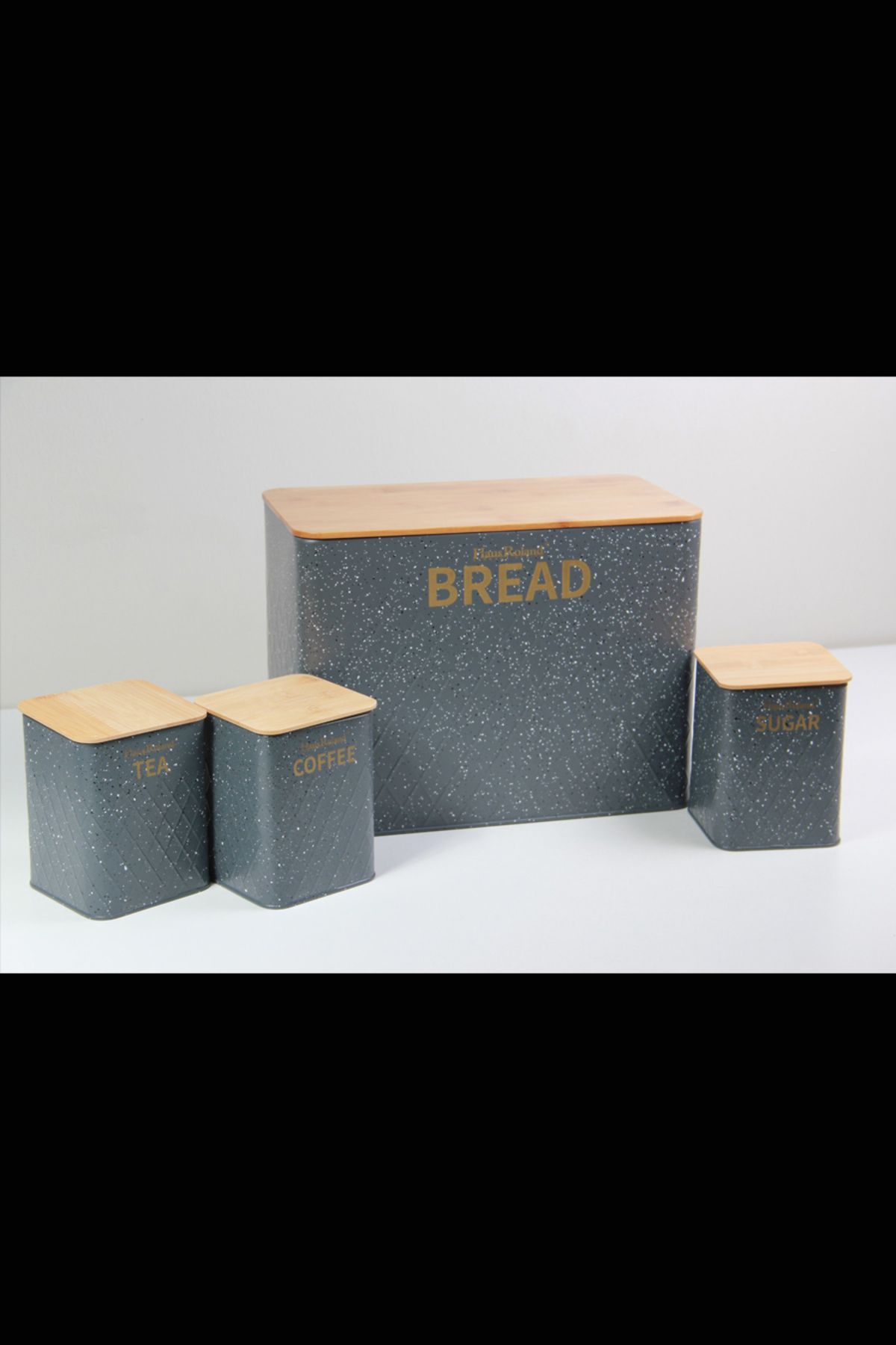 Generic-Aisha bread box with storage jars 4