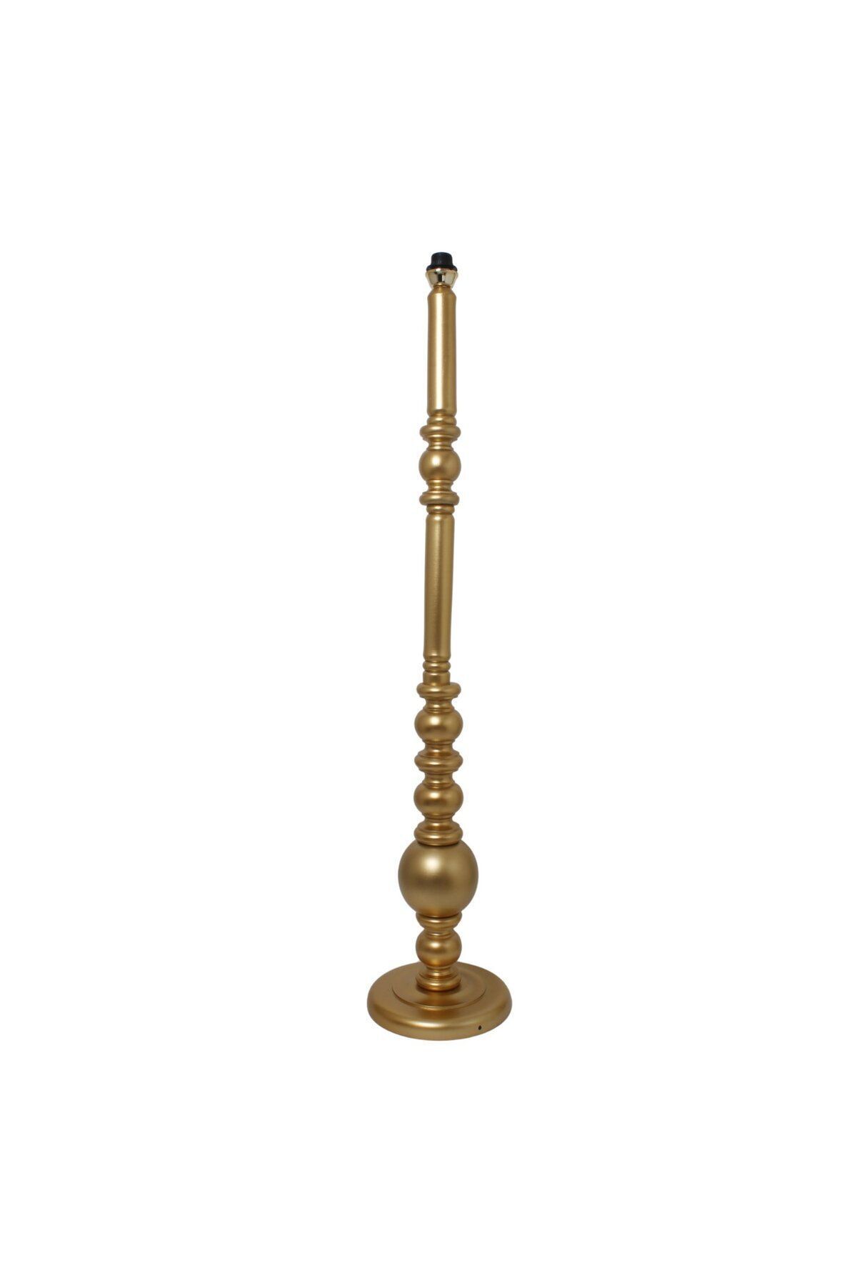 teknotrust Ahşap Gold Lambader Ayak Vintage Model 140cm LA77821