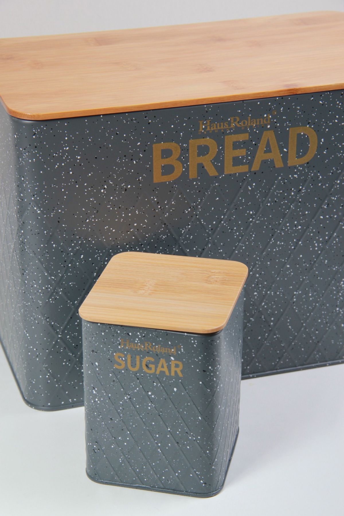 Generic-Aisha bread box with storage jars 7