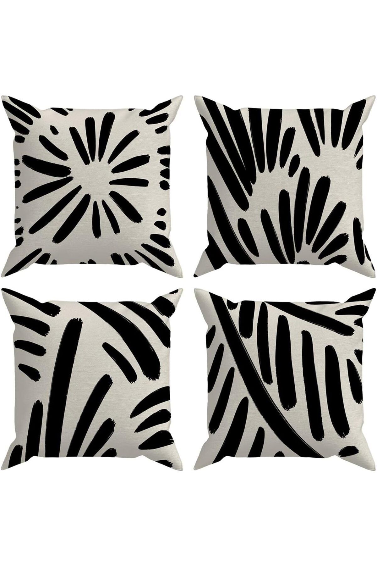 KDROĞLU KDROGLU Abstract 4’lü Kırlent Kılıfı Ds7 New Desing 1109836
