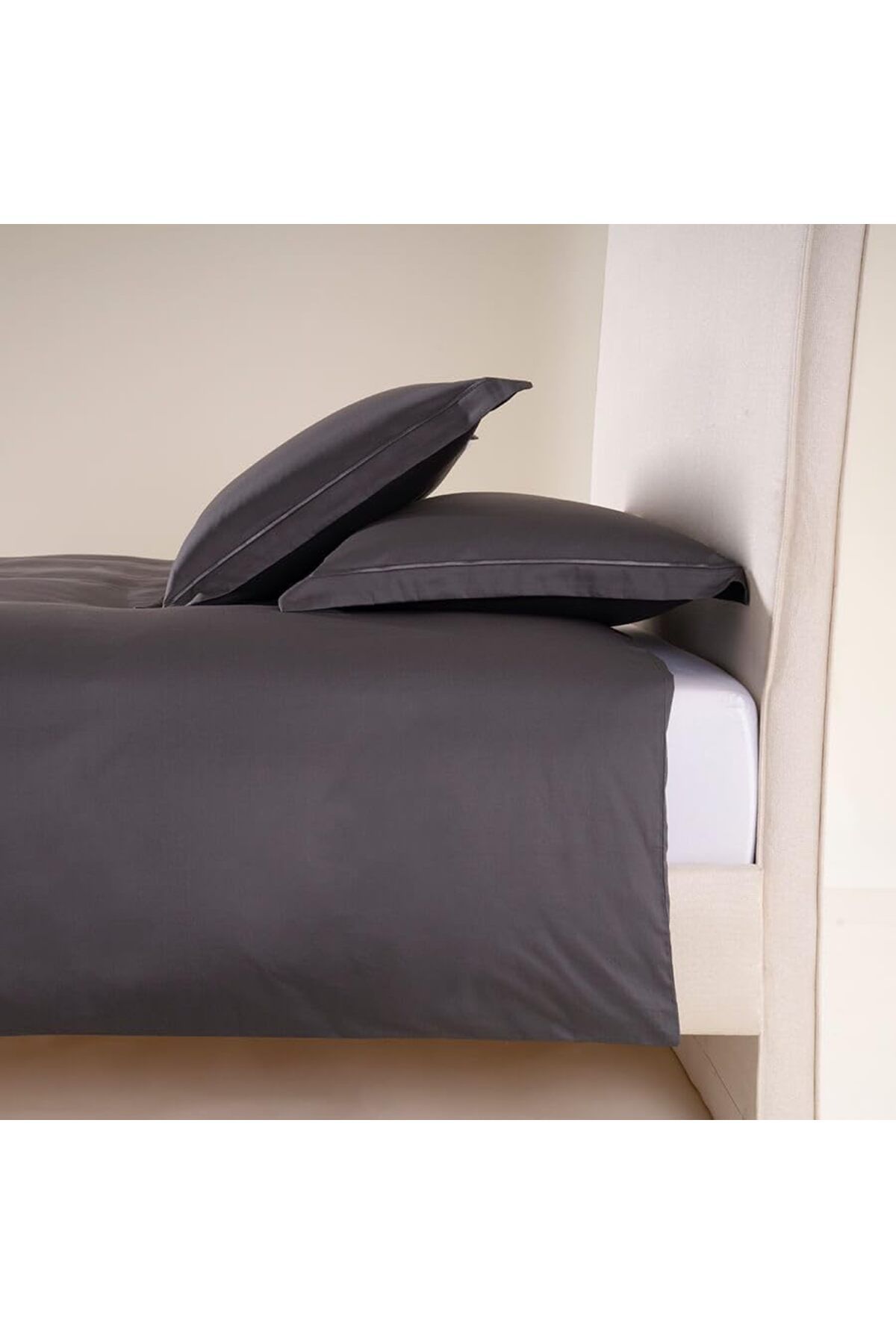 KDROĞLU KDROGLU Bedroom Lia Nevresim Seti Antrasit 200x220 New Desing 1109836