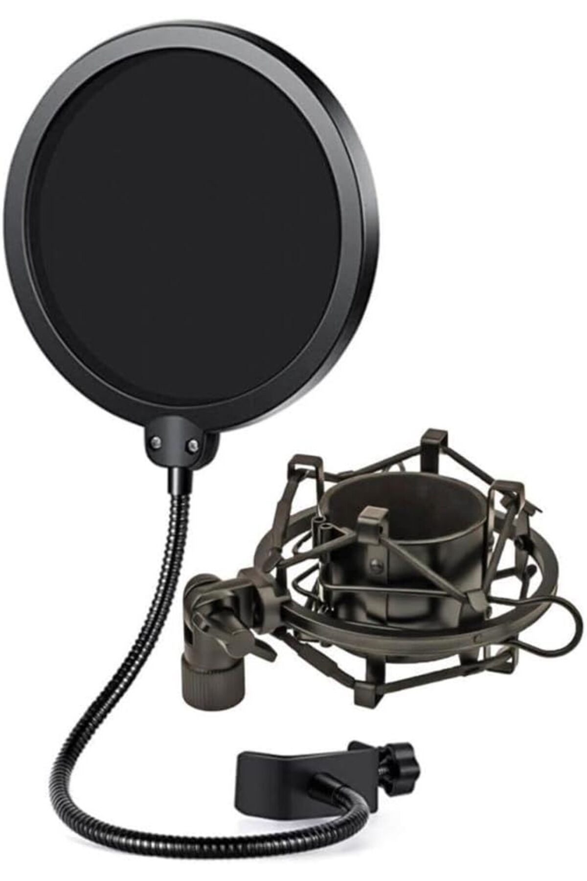 KDROĞLU GEÇMEZ PS-01SHX Stüdyo Çift Katman Pop Filtre + Shock Mount AVM 1114477