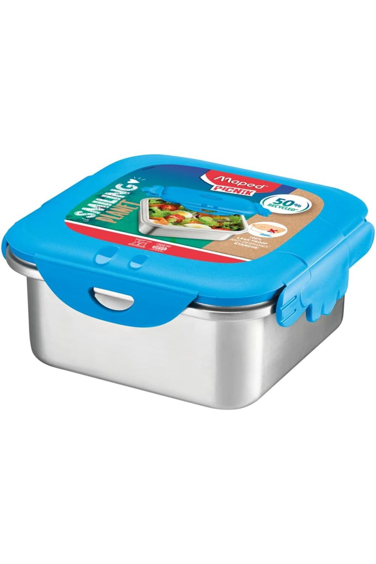KDROĞLU GEÇMEZ Picnik Beslenme Kutusu Concept Kids Çelik 1 Lt Mavi AVM 1114477