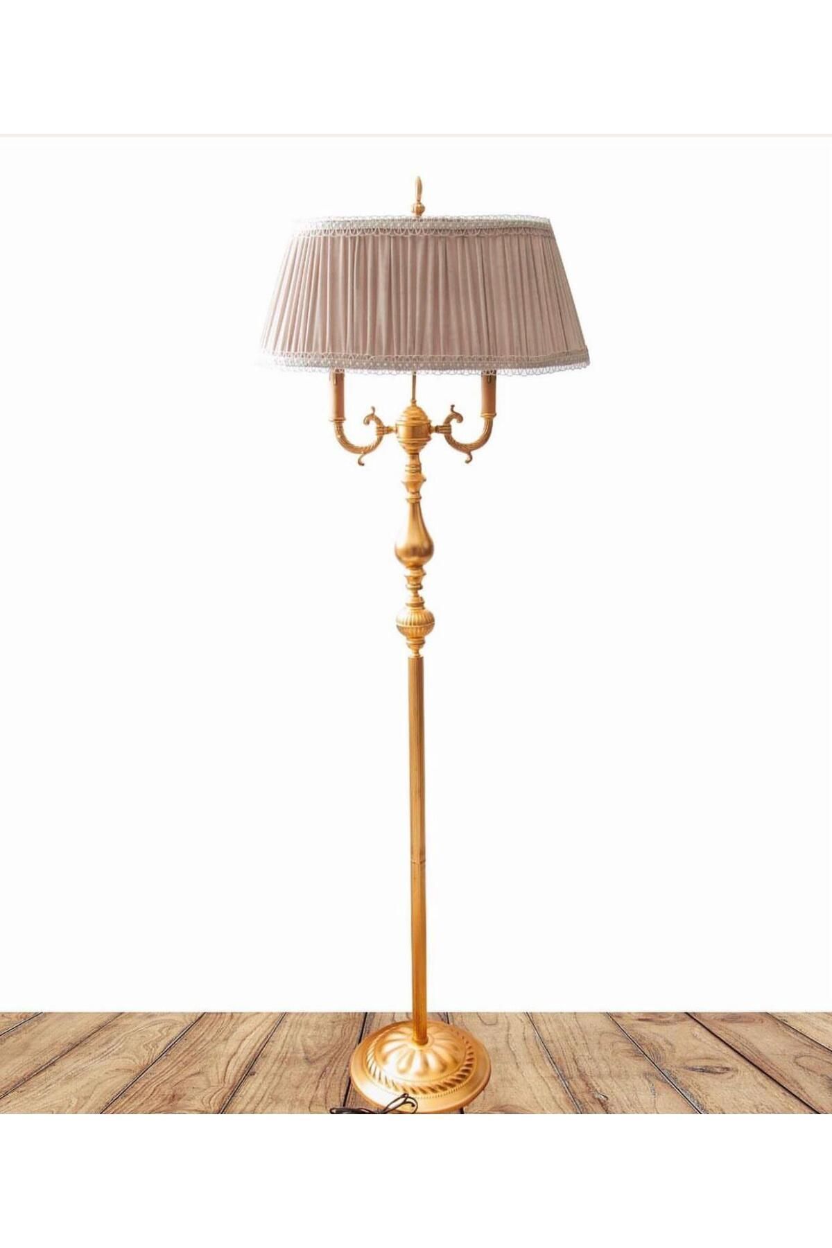 teknotrust Ottoman Lambader ALTIN Ayak VİZON Şapka 170cm.