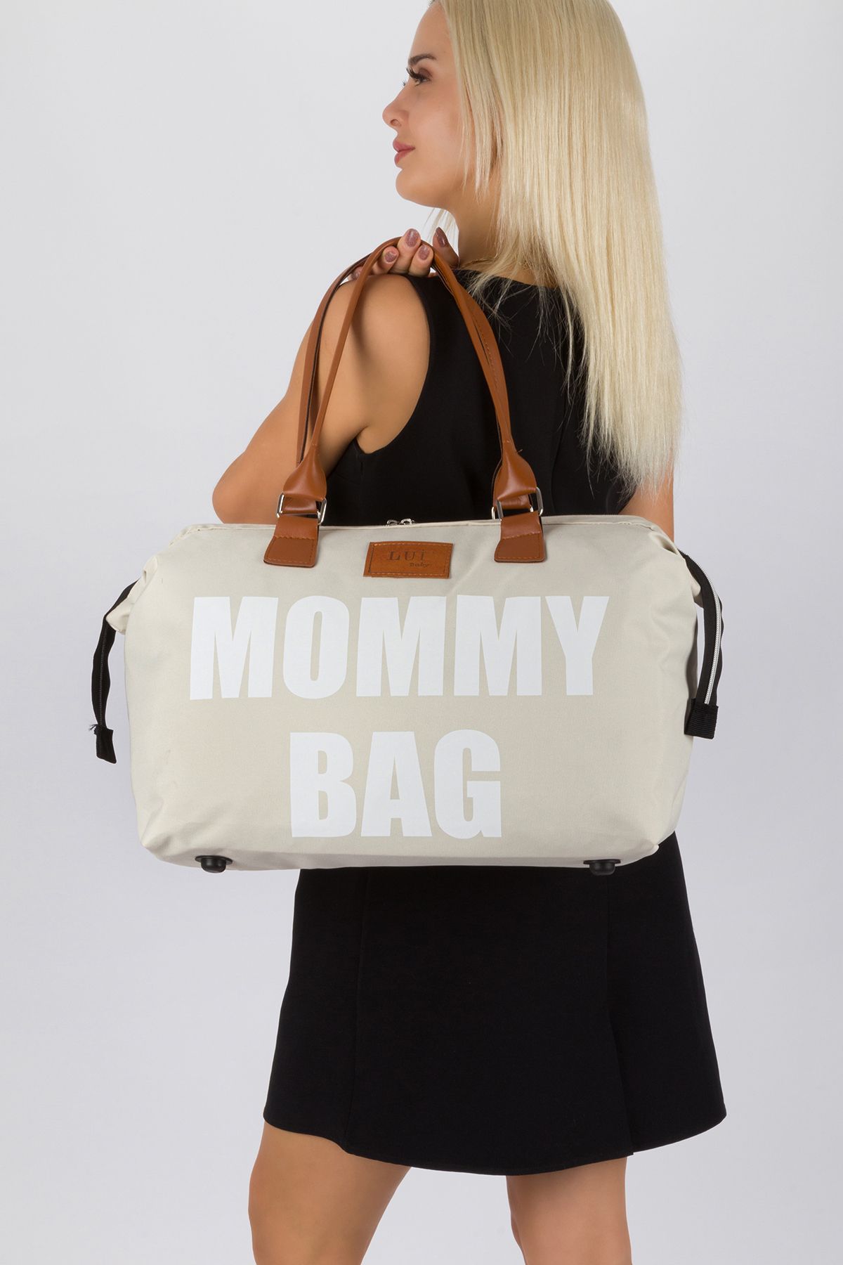 Çanta Mommy Bag Anne Bebek Bakım Çantası Termal Biberonlu
