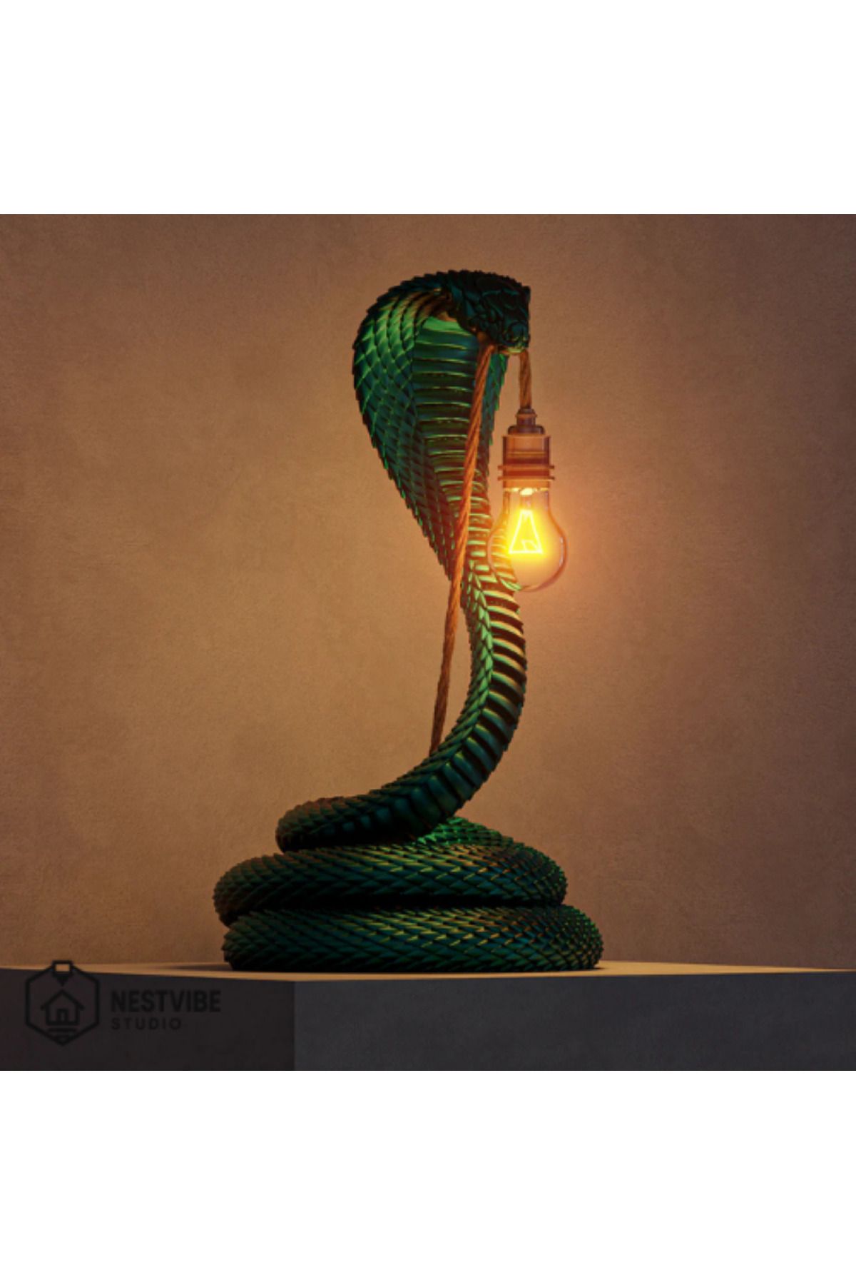 DREAM MODE-Stylish Table Lamp Nestvibe Special Series with Cobra Design 3