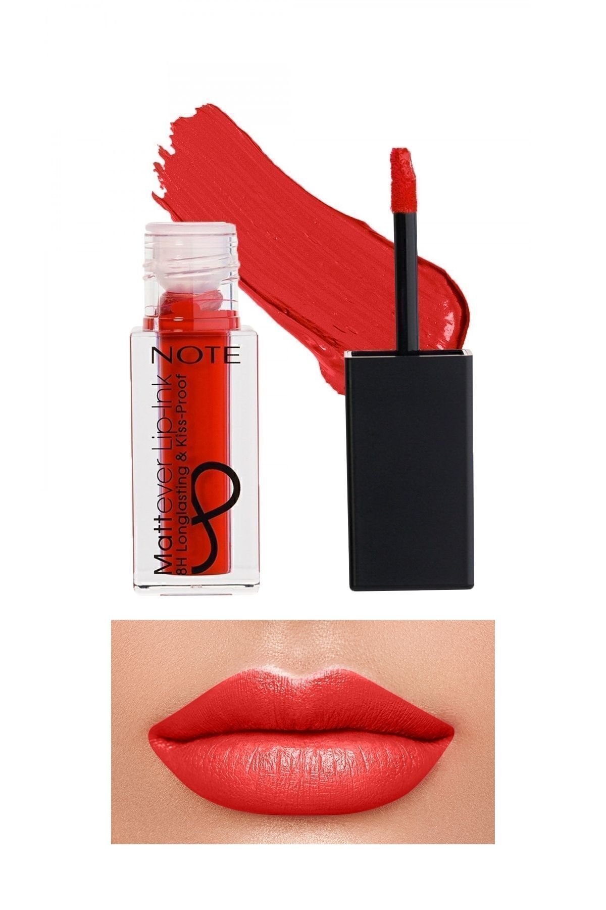NOTE Mattever Lip-ink Ruj Lichid Mat Și Rezistent 13 Dating Red – Roșu - One Size