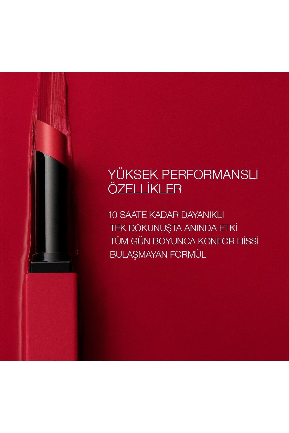Nars-أحمر شفاه يجذب الانتباه ويستمر طويلاً مع محتوى مكثف ومظهر غير لامع - 116 Start Me Up 5