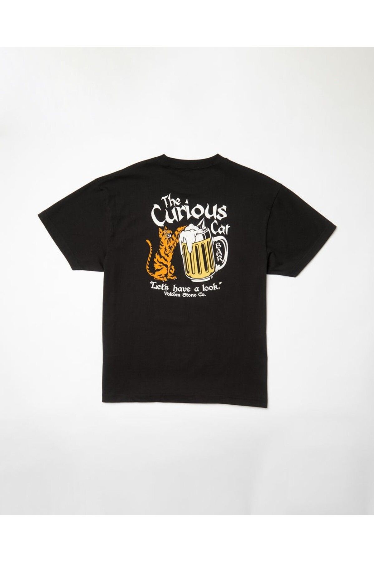 Volcom-Curious Cat Sst Blk T-Shirt 8
