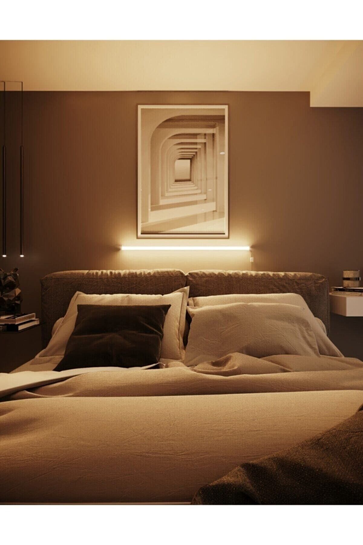 teknotrust Uzaktan Led Abajur Aplik Gece Lambası Rgb 256 Renk Lambader Yuksek Işık Sistemi / 120cm