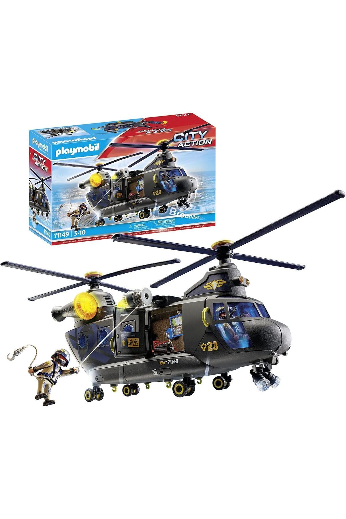 STOREMAX 71149 Swat Kurtarma Helikopteri, Işık ve Ses Modüllü Detaylı Swat Kurtarma