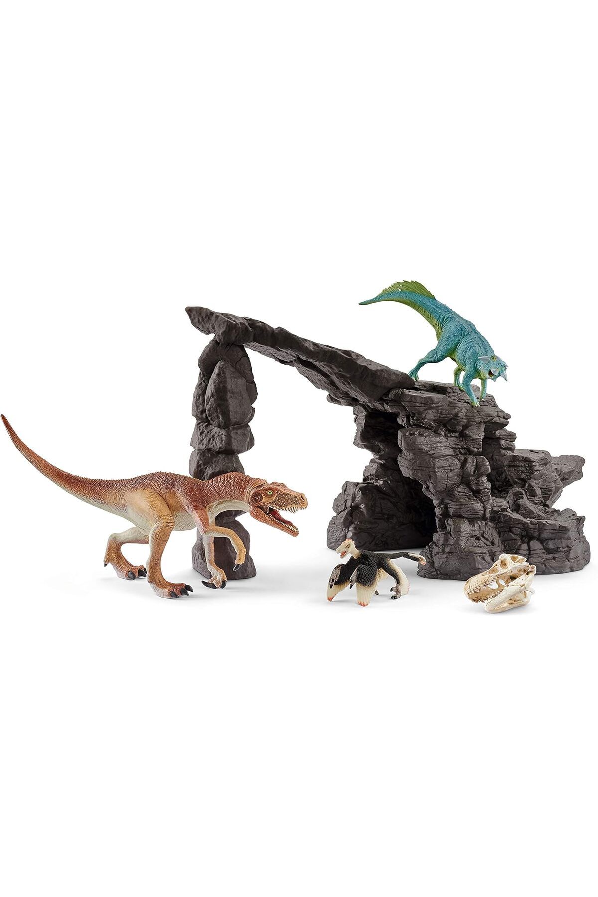 Mu Art Ahşap Mrt Mağaralı Dino Set Art 871301