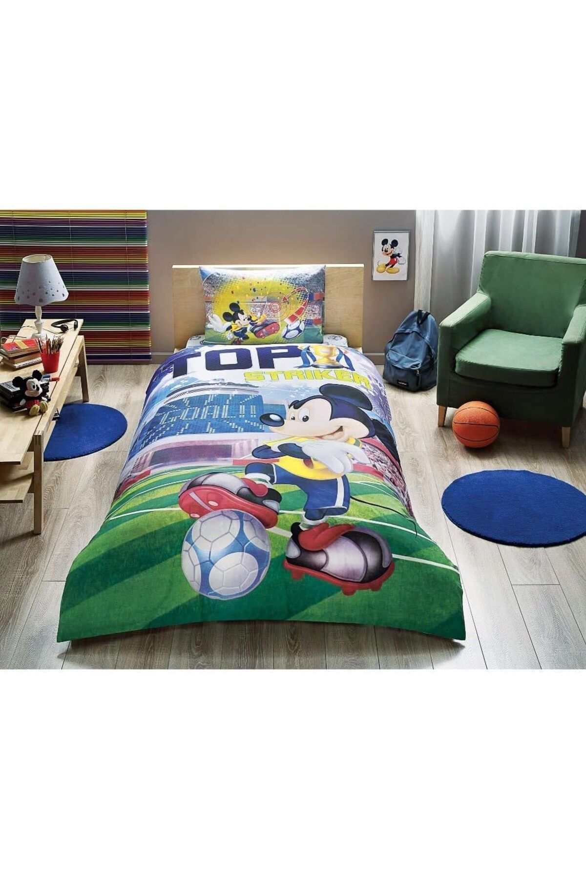 LUXE Lisanslı Mickey Goal Nevresim Takımı LXSHP 1055529