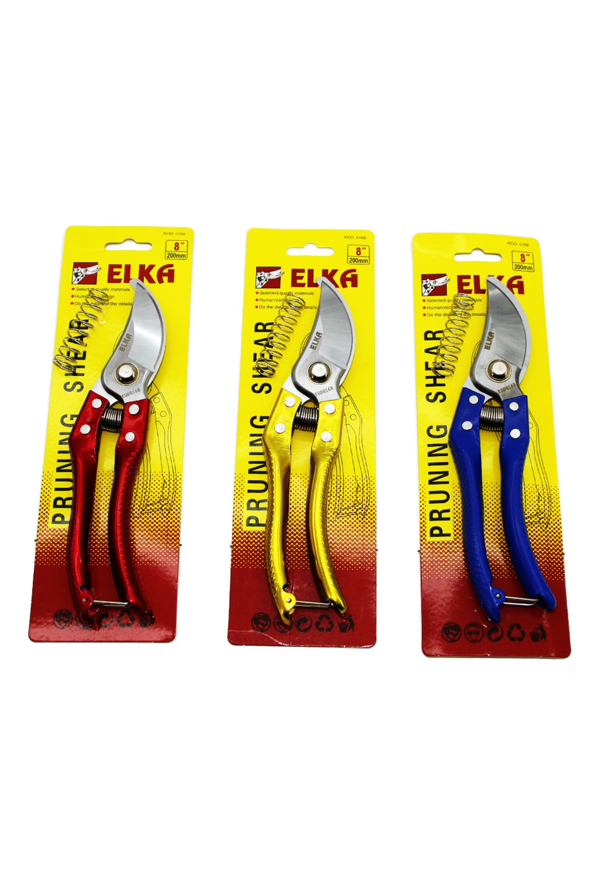 STOREMAX OZN 8 inç -200MM ÇELİK BAĞ MAKASI YEDEK YAYLI OZNstre 1094633