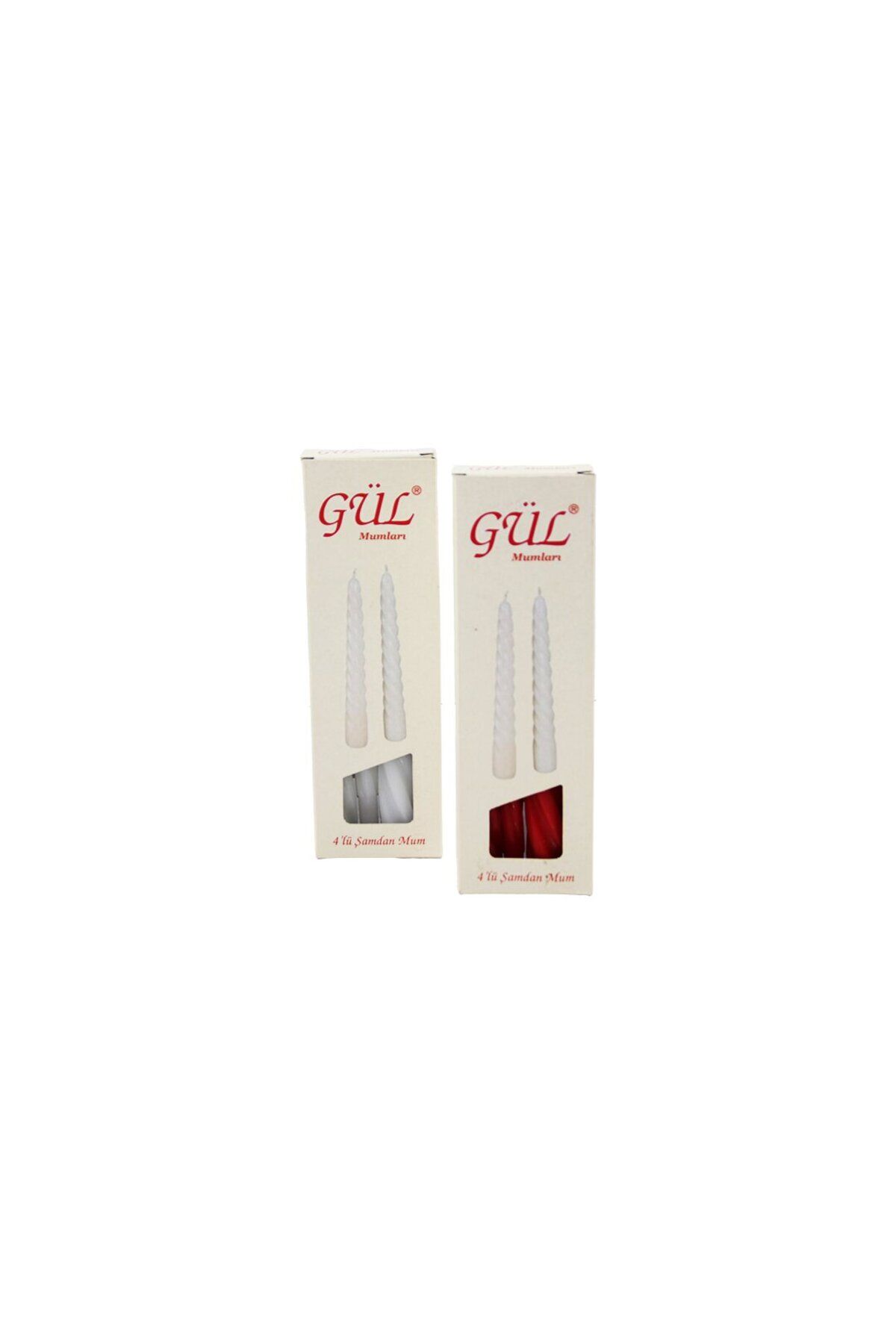 STOREMAX ELF 4PCS ŞAMDAN - BURGULU MUM BEYAZ - RENKLİ 17CM AYR 1135941
