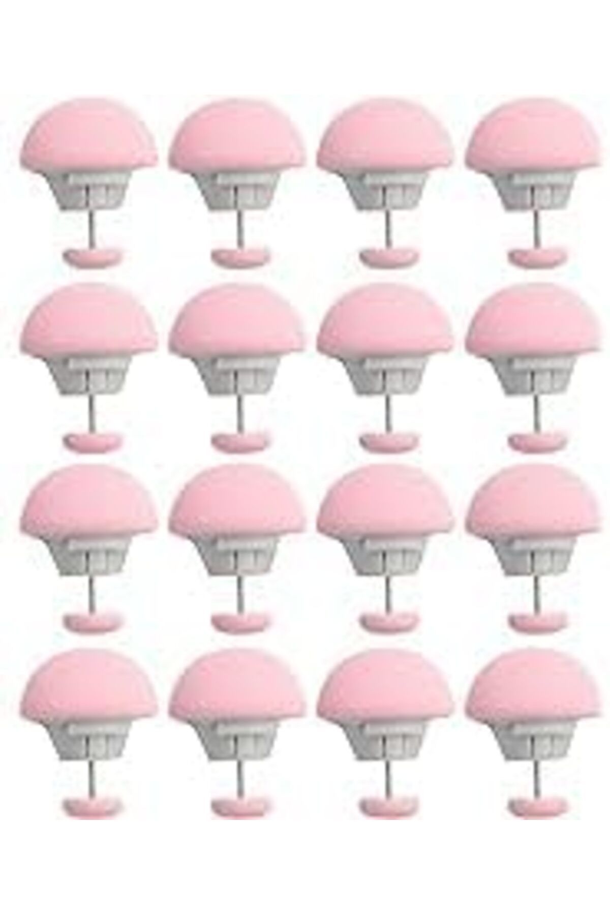 STOREMAX OZN Home 16 Adet Yorgan Sabitleyici, Mantar Şekilli Aşınmaya Dayanıklı Yorgan Klipsi (Pembe) OZ