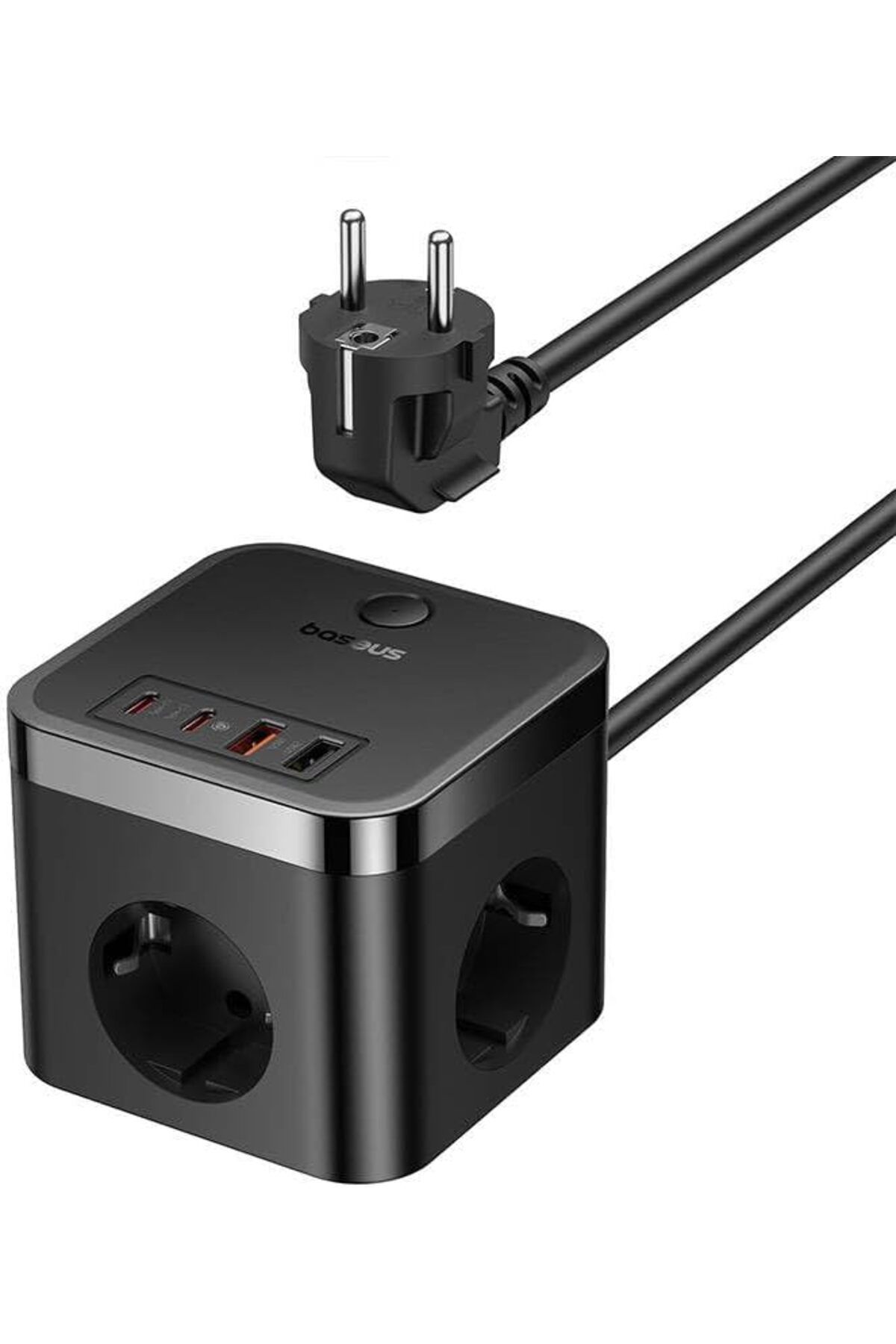 LUXE Power Combo Cube 3AC+2U+2C 30W Şarj Cihazı 1.5m.-Siyah LXSHP 1055529