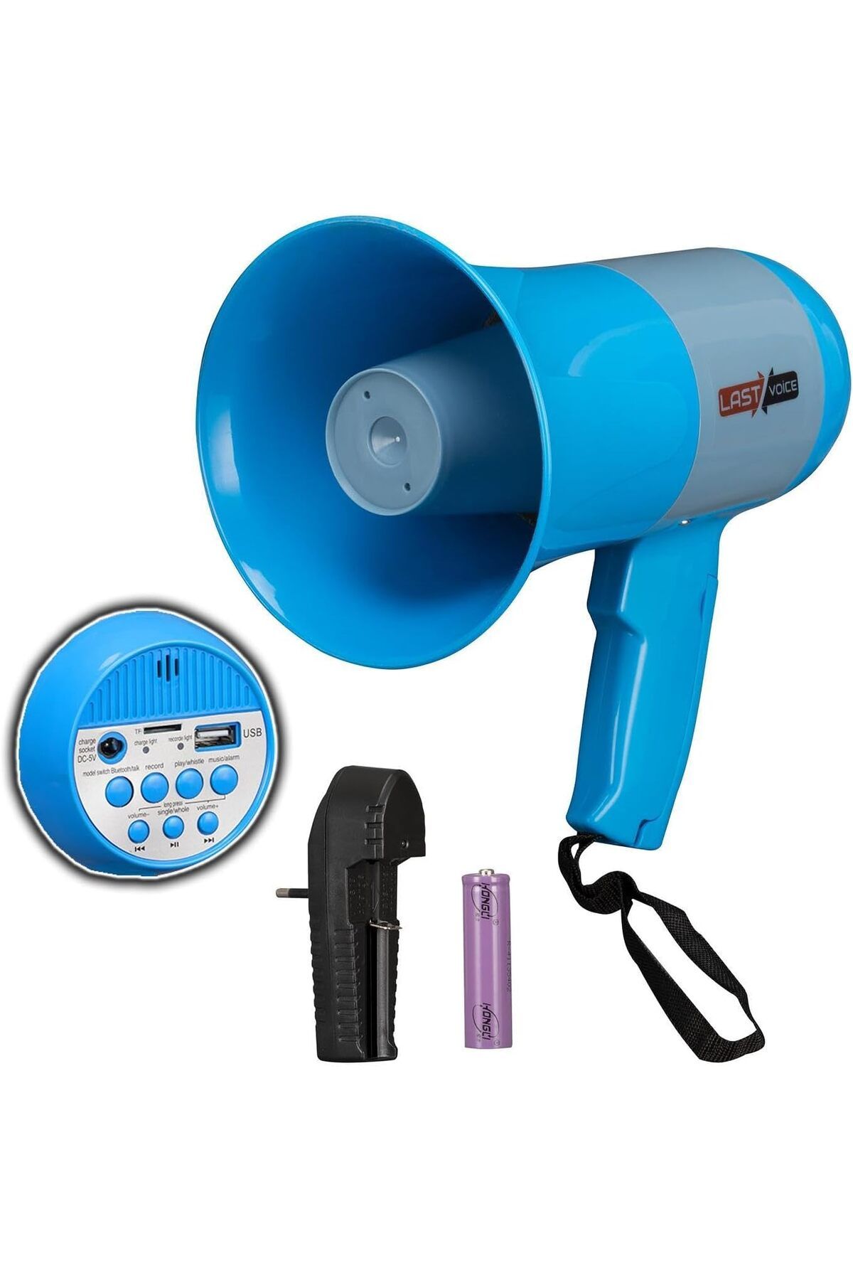 Mu Art Ahşap Mrt Mgf-50 Usb Şarjlı EL Megafon 50 Watt Kayıt Usb Siren (Şarj Aleti İçerisinde) Art 871301