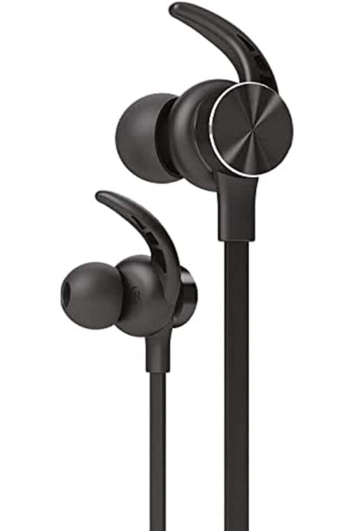 Mu Art Ahşap Mrt HY-XBK95 Siyah Boyun Askılı Mıknatıslı Bluetooth Spor Kulak içi Kulaklık & Mikrofon A