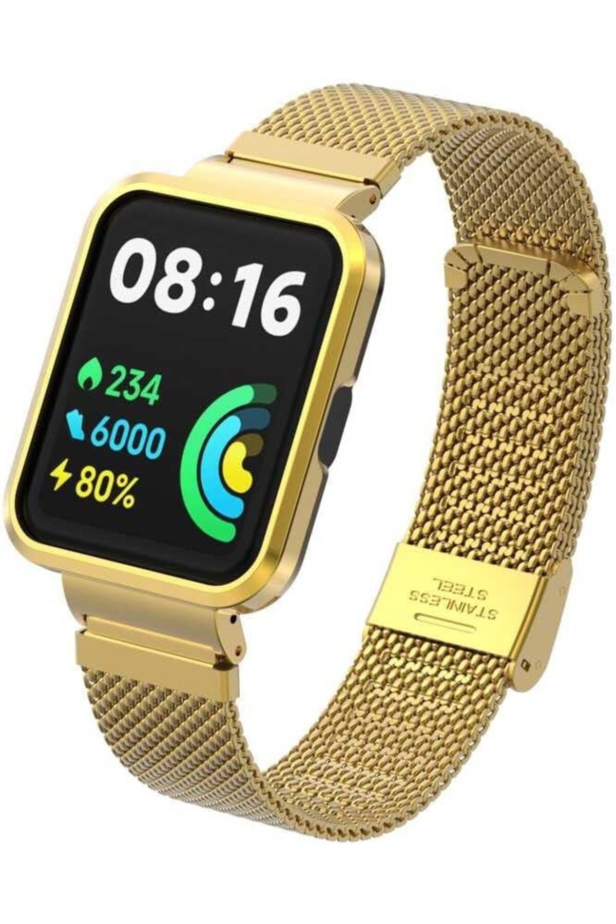 STOREMAX ELZ Xiaomi İle Uyumlu Redmi Watch 2 Lite KRD-66 Metal Kordon Gold FRNTR 1127478
