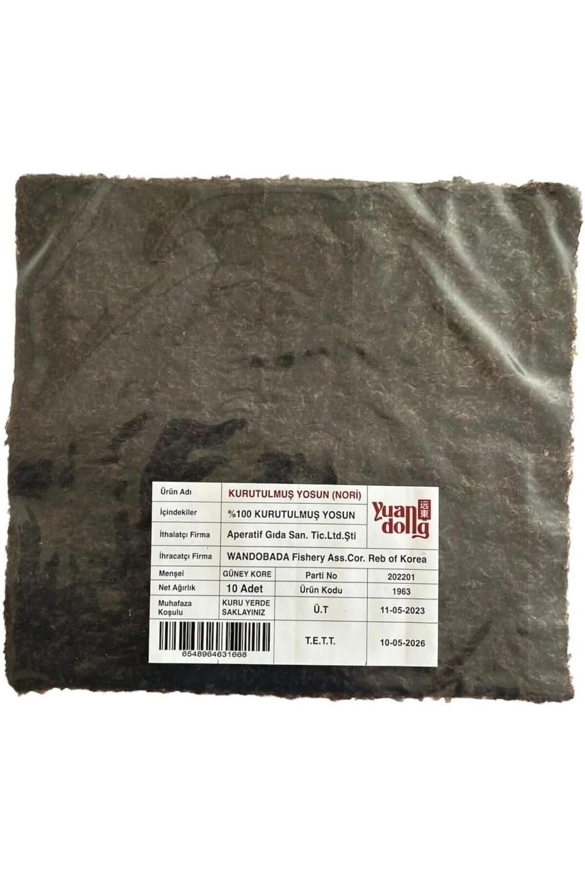 STOREMAX SRT 5 Yaprak Yosun, Sushi Nori, Kimbab, Suşi Yosunu, Uzakdoğu Mutfağı, Yaki Nori FxYM 1126906
