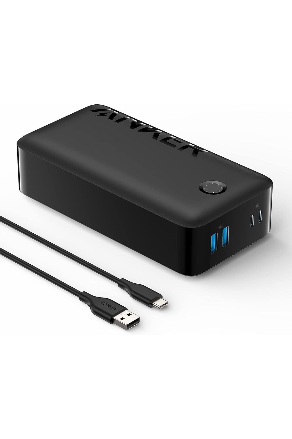 Mu Art Ahşap Mrt PowerCore 30W 40K 40000mAh USB-Type C Şarj Taşınabilir Güç Bankası, Siyah Art 871301