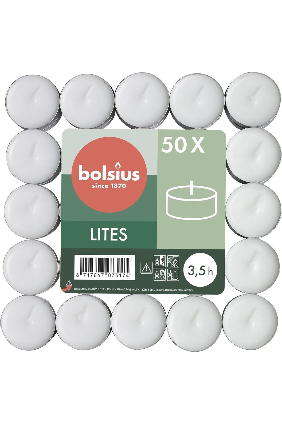 Mu Art Ahşap Mrt Tealight, yumuşak ateşli, dumansız, paketli, yanma süresi 3.5 saat, dekoratif ev mumları, b